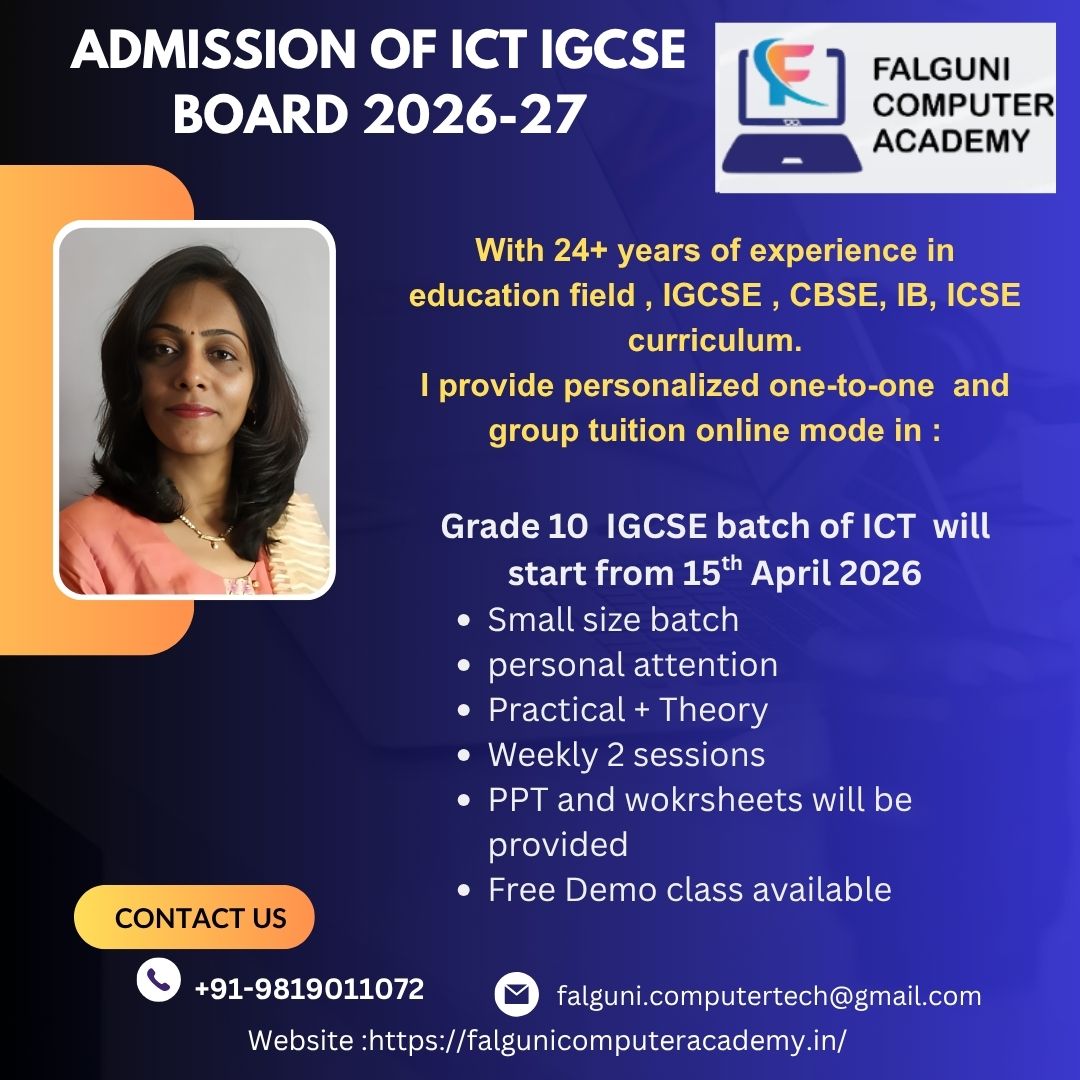 Book your seat for ICT/CS course